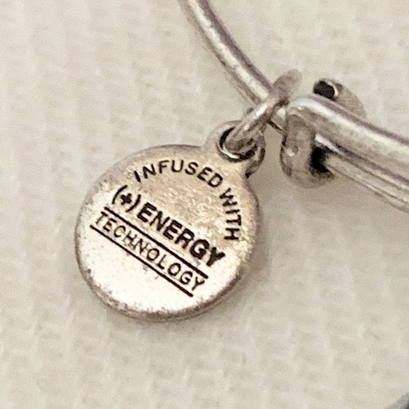 Fleur-de-lis Charm Bracelet, Silver Tone, Alex and Ani - Picture 4 of 4